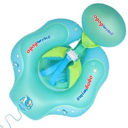Anillo de natación de natación infantil infantil infantil flotante para niños accesorios de piscina de piscina círculo bañera inflable anillos de balsa doble 240328