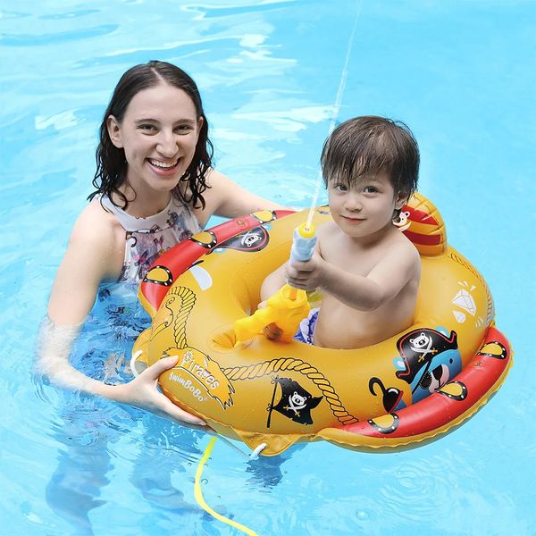 Bébé piscine flottante avec accessoires de pistolet à eau
