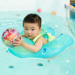 Baby Nimming Ring Infant Bathing Circle aisselle Floating Kids Swim Pool Accessoires Traineur Pouplable Double Radeau Anneaux 240422