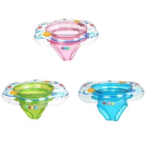 Bouée de natation gonflable pour bébé avec siège 6-36 mois, appareils de piscine, motif de dessin animé, outil d'aide aux sports aquatiques, rose 240323