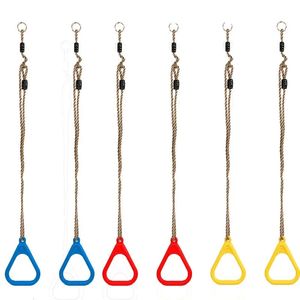 Baby Swings Rings Outdoor Kids Toy Playground Games Pull Ring Gym Rings For Kids Boy Girl Arm Training Pull Up Ring Sports Toy 240419