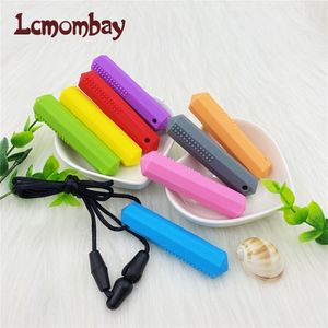 Body Tandsers Toys 5pcs Sensory Chew Necklace Chewy Kids Silicone Bit Pencil Topper Pacifier For Kids Boys Girls Autism ADHD 8 Colors 230516