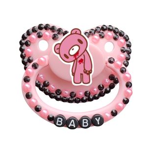 Jouets de dentition bébé rose 100% fait à la main adulte bébé sucette grande taille silicone adulte mamelon petit ours pour adulte en colère bébé fille garçon ddlg 230714