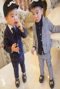 Baby Toddler Boys Gentleman Pakken Handige formele Spring Herfst Kids Boy Dessen Coat Pant Kids Suits 1 2 3 4 5 Jaar Kostuum 491 Y27243173