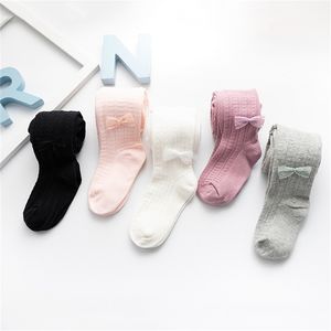 Bébé enfant en bas âge confortable nœud décor collants fille bas Leggings 210528