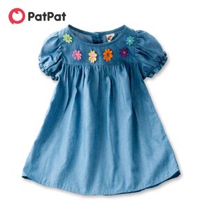 Baby / Toddler Cutie Borduurde bloemenjurk zacht comfortabel perfect voor uitstapjes en dagelijkse slijtage basisstijl L2405