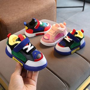 Baby Toddler Shoes 2018 Winter Kids Newborn Prewalker con terciopelo grueso en el interior para Baby Warm Sport Running Shoes WUDAO Cool Leisure Sneakers