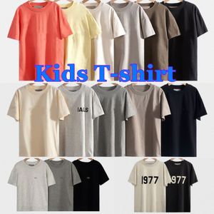 ESS Kids T-shirts Designer Baby Tops Peuters Kleding Vrees jongens Girls T-stukken wit geel roze zomer van t-shirt kleding sport chjzfd#