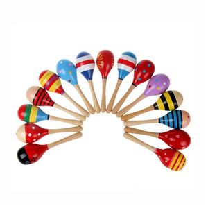 Jouet pour bébé 11 cm bébé jouet enfants hochet en bois Maracas Cabasa instrument de musique marteau de sable Orff jouets pour bébés livraison directe jouets cadeaux Learni Dhc2D