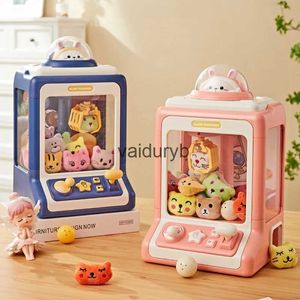 Juguete para bebés Niños DIY Máquina de garra eléctrica Chica Agarre Mini muñeca Clip Gashapon Música Juego de grúa Juguete para niños para regalos de 3 años Envío gratis vaiduryb