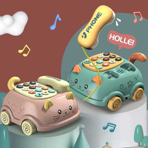 Baby Toy Mini Music Piano Toy Toy Chino Inglés Teléfono Máquina Infantil Montessori 0-12 meses Girl Boy Baby Gift S2452433