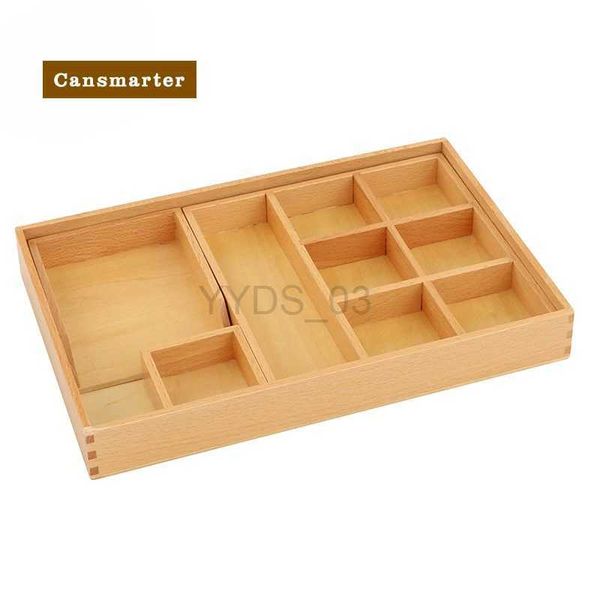 Juguete para bebé Montessori Juguetes para bebés Material de madera Caja de pegamento y pasta Caja de almacenamiento para enseñanza Hogar Aula Aprendizaje Juguetes educativos para niñoszln231223