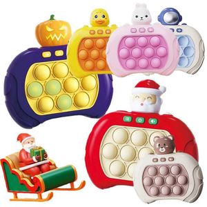 Babyspeelgoed populaire popmuziek Quick Push Bubble Game Machine Childrens Cartoon Fun Whac-a-Mole Squeeze Druksensor Bubble Pop viool speelgoedcadeau S2452433