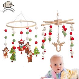 Juguetes de bebé Cuna Camino móvil Campana Animales colgantes Cuna de infantil Corriente Spiral Toy Montessori Toy para Born Christmas Gift 231221
