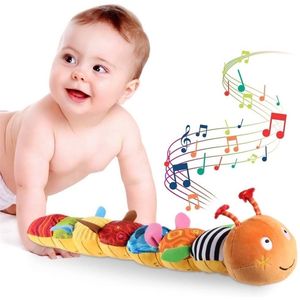 Baby Toys Musical Infant Toy Crinke Rammle Soft With Ruler Design Bells and Rammlee Eonal Toddler Plush Toy 220531