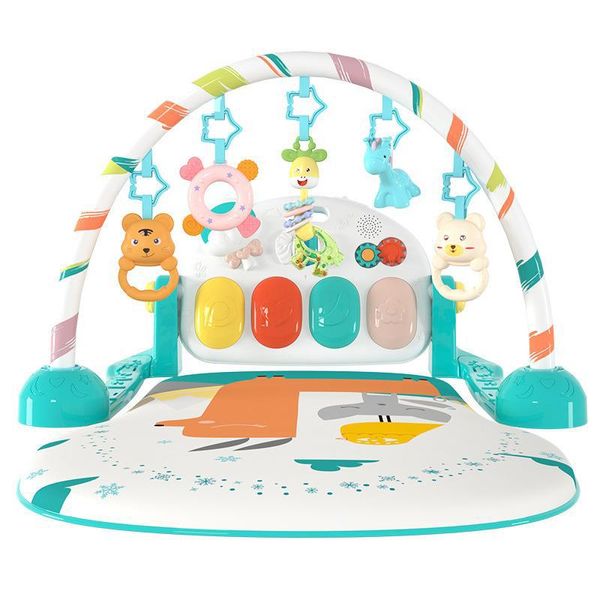 Jouets pour bébé piano bébé pied fitness cadre bébé jouet musique jeu couverture 2 étapes 3-6 mois 0-1 ans enfants confort pédale coloré dessin animé enfants jouet joli BA034 E23