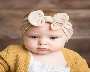 Baby Tulband Bebe Hoofdbanden Baby Meisjes Haarbanden Strik Knoop Hoofdband Zachte Mode Headwraps Nylon Haaraccessoires6027867