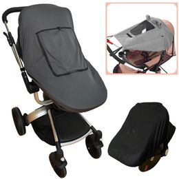 Baby Visor Carriage Sunshade Cover PRAM Stroller Accessoires Auto -stoel Luifel By Pushchair Sun Protection UV Hood 240423