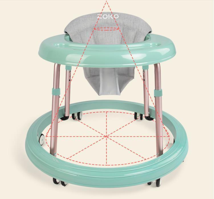 Baby Walker 6/7-18 Months Anti-O-shaped Legs Boys And Girls Multifunctional Anti-rollover Combo