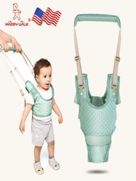 Baby Walker Assistant de marche pour tout-petits ceinture d'apprentissage debout et à la marche pour enfants harnais de marche respirant de sécurité pour bébé 6838883