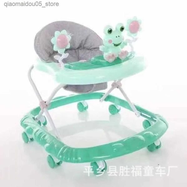 Baby Walkers Baby Walker Anti Rolling Music peut être utilisé pour s'asseoir sur une poussette de bébé Walker multifonctionnel Q240423