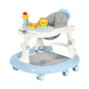 Baby Walkers Walker With 6 Mute Rotating Wheels Anti Rollover Mtifunctional Child Seat Walking Aid Assistant Toy Drop Delivery Kids Dhz7Q