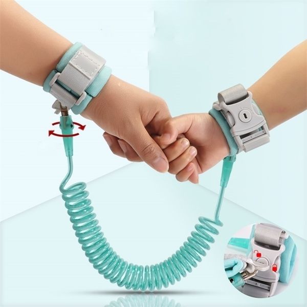 Baby Walking Arness Anti Lost Wrist Link Kids Band de cinturón de mano al aire libre Muñequera para niños Piedras para niños Correa de seguridad Cordera 220915