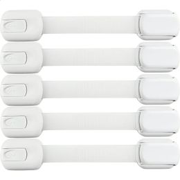 Baby Walking Wings 10pc serrures de sangle de sécurité pour enfants pour armoires et tiroirs toilettes réfrigérateur plus. Tampons adhésifs. Aucune installation requise 231109