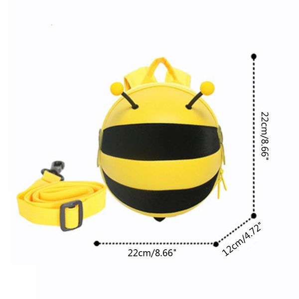 Baby Walking Wings 63HC Arnés de seguridad para caminar para bebés Riendas Mochila con correa para niños pequeños con correa desmontable Linda mini mochila de abeja 231101