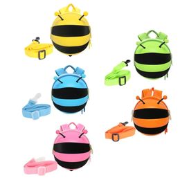 Bébé marche ailes bébé marche harnais de sécurité rênes enfant enfant en bas âge sangle sac à dos avec laisse détachable mignon mini sac à dos abeille 231025