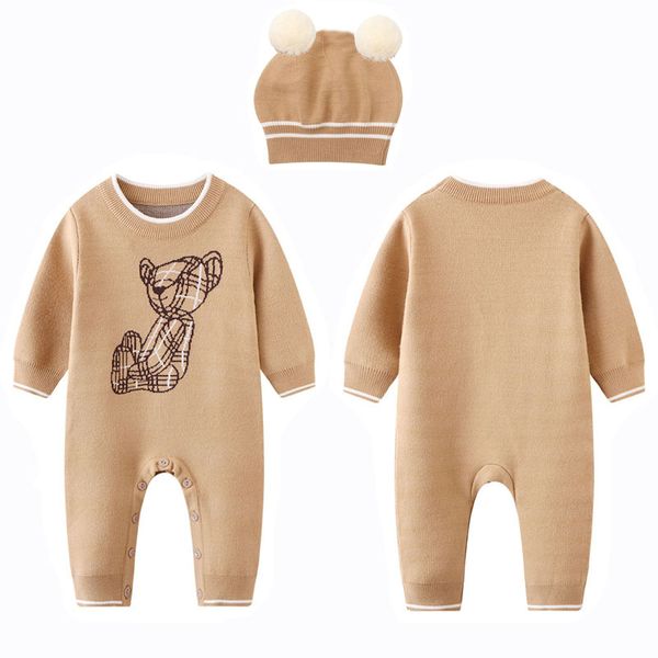 Bébé chauveau chaud designer petit ours enfants vêtements de baby challe de bébé