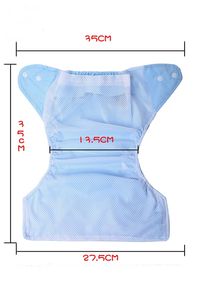 Bébé eau coton 20 pièces couche-culotte douce couverture réutilisable lavable taille réglable printemps été automne hiver bouton Diapersl40