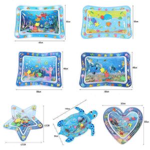 Baby Water Spelen Mat Speelgoed Waterman Opblaasbare Tummy Tijd PlayMat voor Baby's Peuter Activiteit Play Center Water Mat voor kinderen 210724