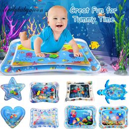 Baby Water Spelen Mat Tummy Time Toys Geboren PlayMat PVC Peuter Kids Tapijt Leuke Activiteit Vroege Onderwijs Ontwikkelen Baby Toys 210724