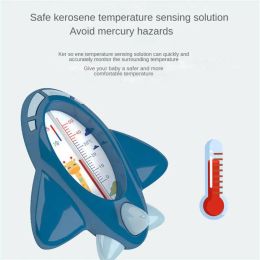 Baby Water Temperature Metter Creative Rocket Modeling Design Thermomètre Floating Floating Bath Bath Heat Mesure Gauge Monitor