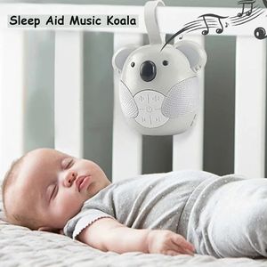 Baby White Noise Machine geboren Slaap Fopspeen Koala Muziek Geluid voor Peuter Getimede Uitschakeling Slapen Monitoren 240315