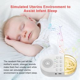 Machine à bruit blanc pour bébé, Portable, 24 sons apaisants, Relaxation du sommeil, Rechargeable pour la maison et les voyages, 240315