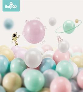 Babygo 100 pcslot 7cm bébé puits de balle colorés plastique souple