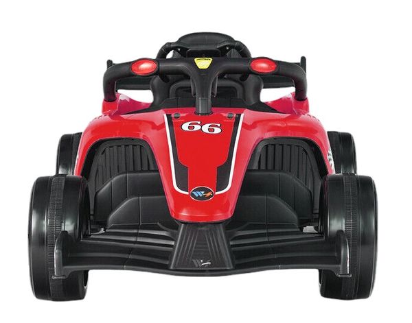 Babyjoy 12V Kids Ride on Car Electric Racing Truck Télécommande MP3 Lumières Rouge