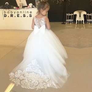 BABYONLINE fille robes première Communion pour bal soirée élégante une ligne robe de princesse Tulle vestdo primera 240309