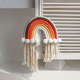 Babys Decoration Fringe Baby Decor Traided Pendant Children's Store Wall Room Gift Dony Decorations Nursery Living Rainbow Debdt