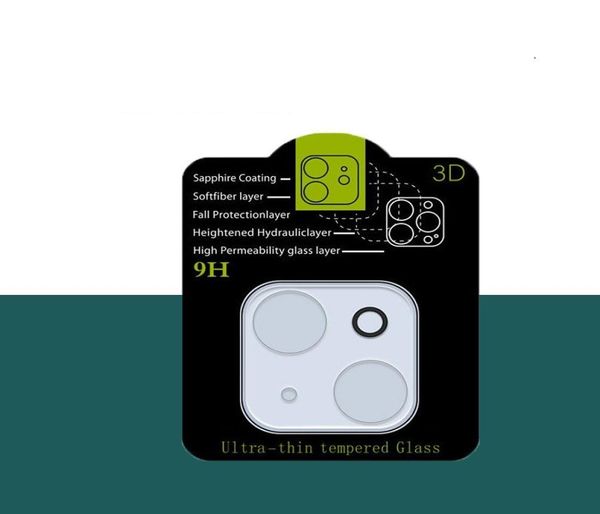 Protecteur de verre de caméra arrière Temperred pour iPhone 13 Pro Max 12 Mini 11 7 8 6S 6 XS Clear Film Screot Protect Téléphone 9h arrière TRA1260890