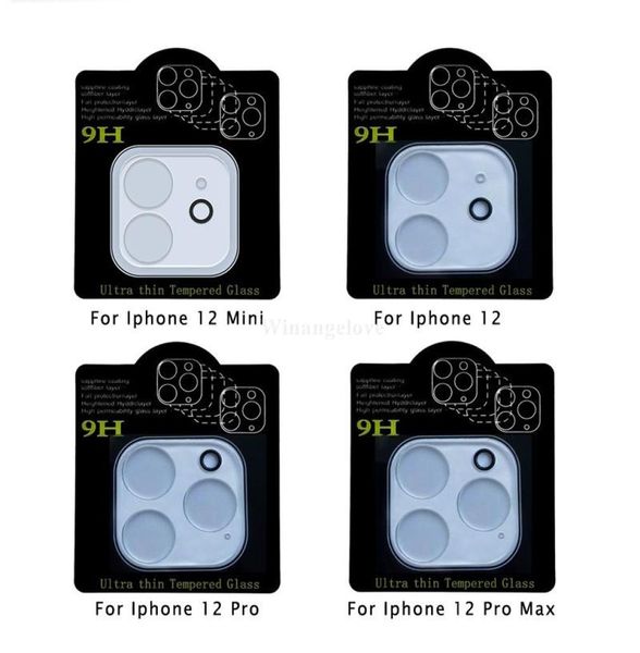 Protector de vidrio templado para lente de cámara trasera para iPhone 13 Pro Max 12 Mini 11 7 8 6s 6 XS SE Protector de pantalla de película para teléfono 9H Transp7015538