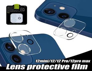 Protégeurs de verre trempé de la caméra arrière pour iPhone 14 13 12 Mini 11 Pro Max XR XS 7 8 Plus Protection Film Galss Protector EPAC8237751