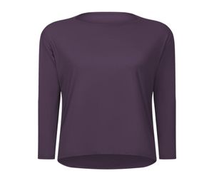De retour en action chemise à manches longues femmes yoga tops bumcoverg long swetshirts fitness teeshirt soft détend fit top top wea3148973