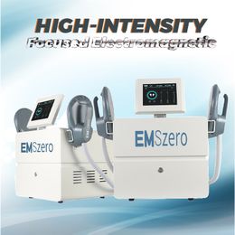 Rugmassagemachine EmsZero Neo 6000W 14 Tesla -stimulatie met RF -stimulator Hoge intensiteit Richt op elektromagnetisch 2/4/5 handvat en bekken