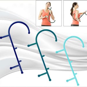 Masseur du dos 1Pc Point de déclenchement Auto-massage Bâton Crochet Theracane Corps Soulagement musculaire Original Thera Canne Masseur du dos Outils thérapeutiques 230310