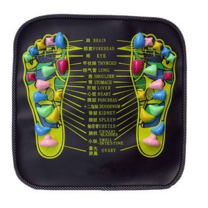 Masseur du dos Acupuncture Cobblestone Coussin pour les pieds Tapis de réflexologie Acupoint Coussin physique Soulagement de la douleur Soins de santé 230411