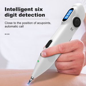 Back Massager Acupuncture Pen With Digital Display Electro Acupuncture Point Muscle Stimulator Device Massage Equipment Health Care 230921