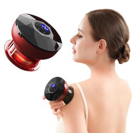 Masseur de dos Ensemble de thérapie par ventouses électriques Masseur de ventouses sous vide intelligent Rechargeable Guasha compresse thérapie anti-cellulite 12 vitesses 231122